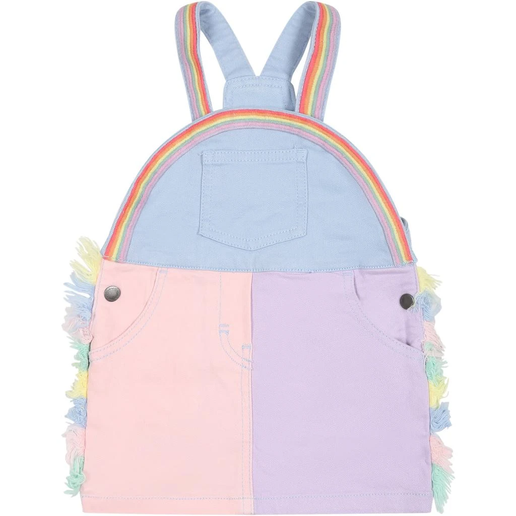 商品Stella McCartney|Multicolor Dungarees For Baby Girl With Patch Logo,价格¥1351,第1张图片