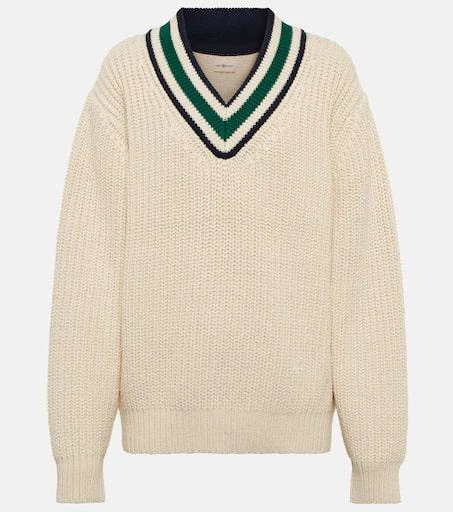 商品Tory Sport|Chevron cotton sweater,价格¥1917,第1张图片