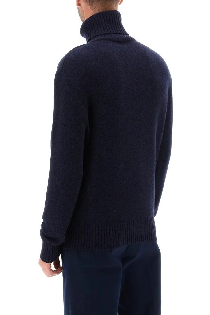 商品AMI|melange-effect cashmere turtleneck sweater,价格¥1173,第3张图片详细描述