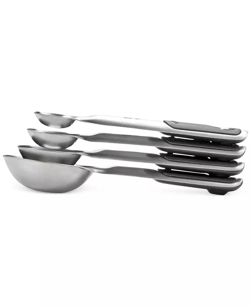 商品OXO|Good Grips Set of 4 Stainless Steel Magnetic Measuring Spoons,价格¥90,第2张图片详细描述