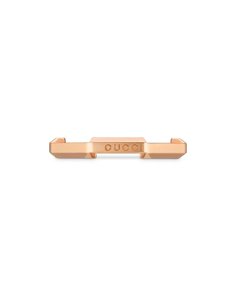 商品Gucci|18K Rose Gold Link To Love Ring,价格¥7632,第1张图片