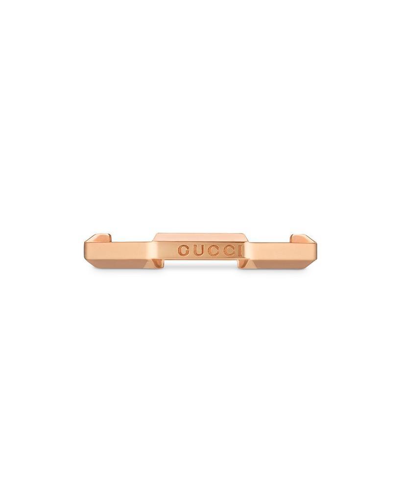 商品Gucci|18K Rose Gold Link To Love Ring,价格¥7231,第1张图片