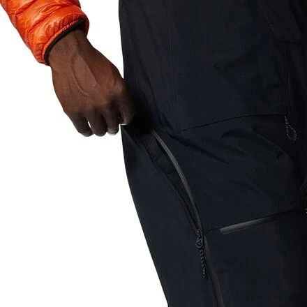 商品Mountain Hardwear|Routefinder GORE-TEX PRO Bib Pant - Men's,价格¥2148,第4张图片详细描述