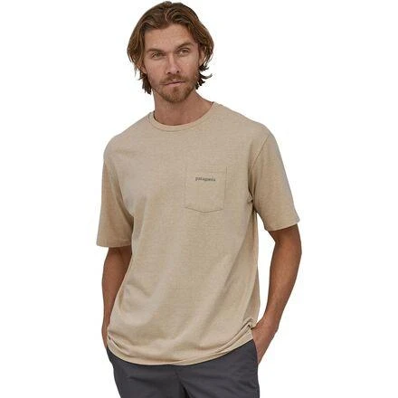 商品Patagonia|Line Logo Ridge Pocket Responsibili-T-Shirt - Men's,价格¥222,第2张图片详细描述