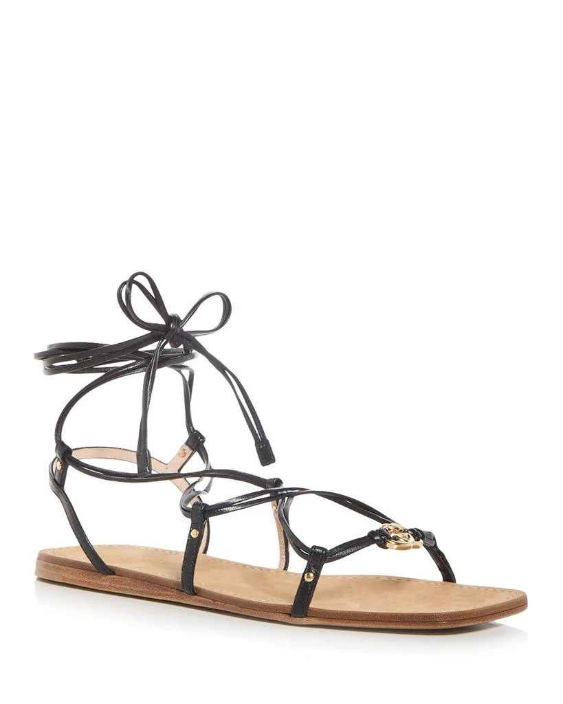 商品Gucci|Women's Interlocking G Strappy Ankle Tie Sandals,价格¥6278,第1张图片