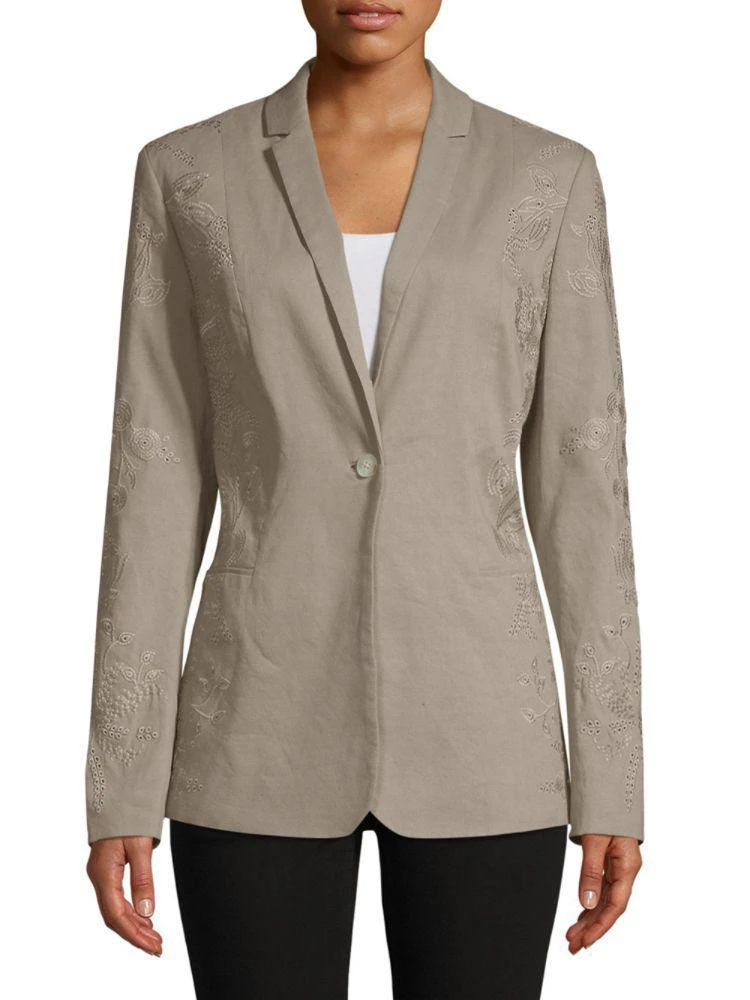 商品Tahari|Bonnie Jacket,价格¥1197,第3张图片详细描述
