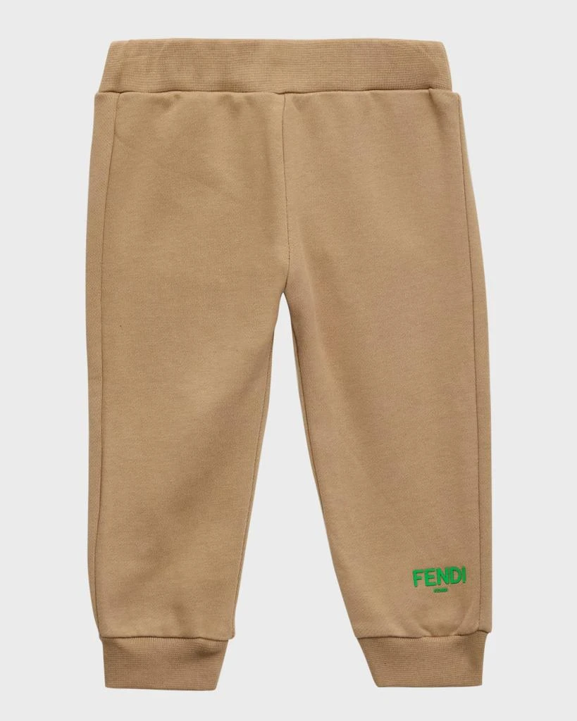 商品Fendi|Boy's Logo-Print Sweatpants, Size 3M-24M,价格¥986,第1张图片