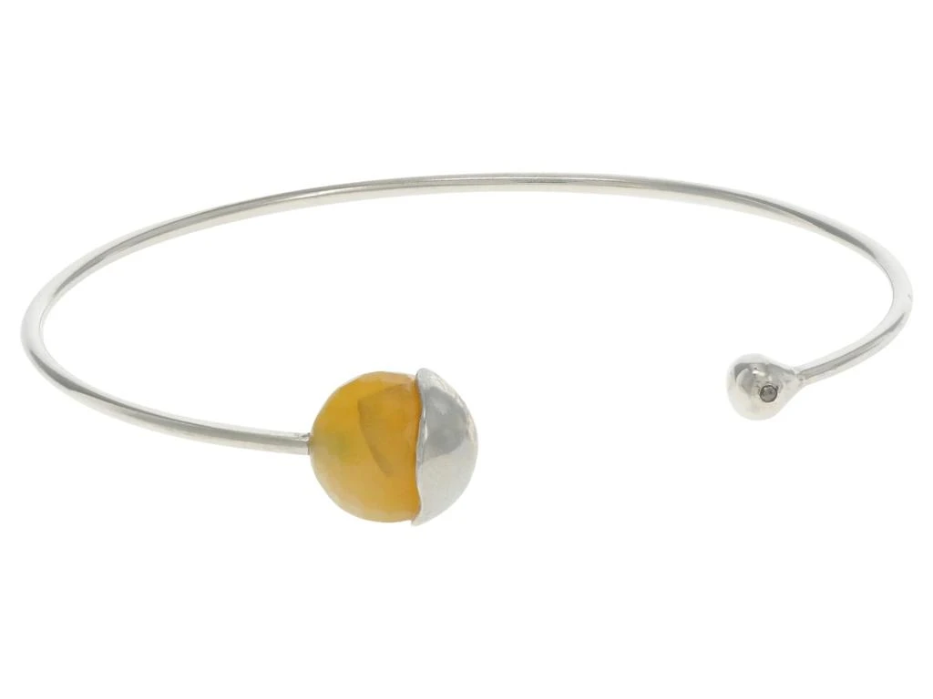 商品Chan Luu|Capped Stone Cuff Bracelet,价格¥667,第1张图片