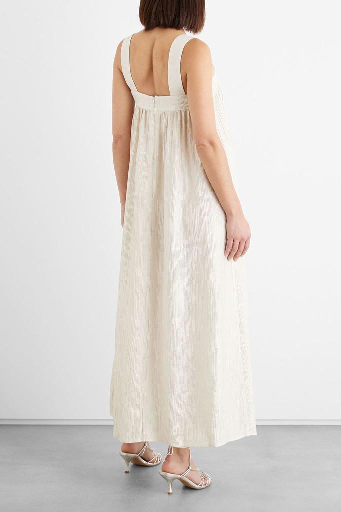 商品IRIS & INK|Celeste crinkled-satin midi dress,价格¥3557,第3张图片详细描述