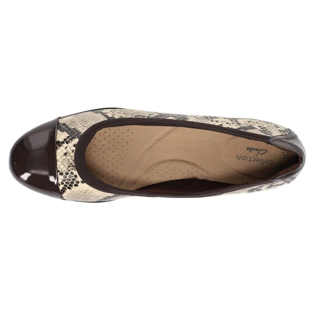 商品Clarks|Sara Orchid Snake Ballet Flats,价格¥150,第4张图片详细描述