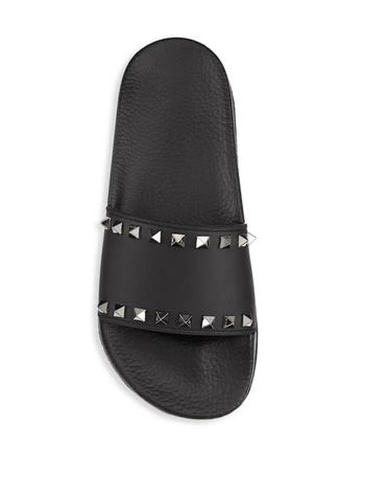 商品Valentino|Valentino - Valentino Garavani Rockstud Pool Slides,价格¥1818,第4张图片详细描述
