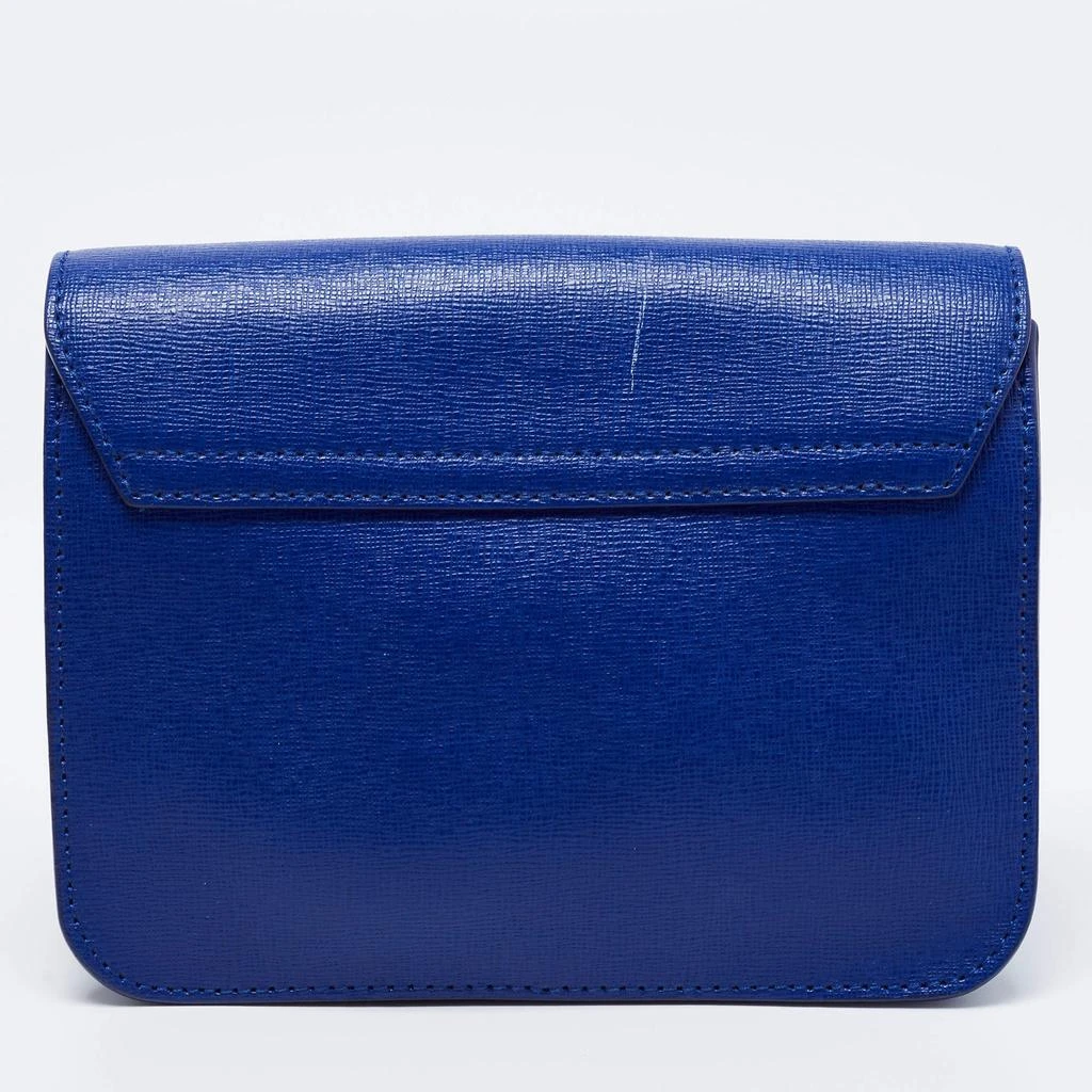 商品[二手商品] Furla|Furla Royal Blue Saffiano Leather Mini Metropolis Chain Shoulder Bag,价格¥1273,第4张图片详细描述
