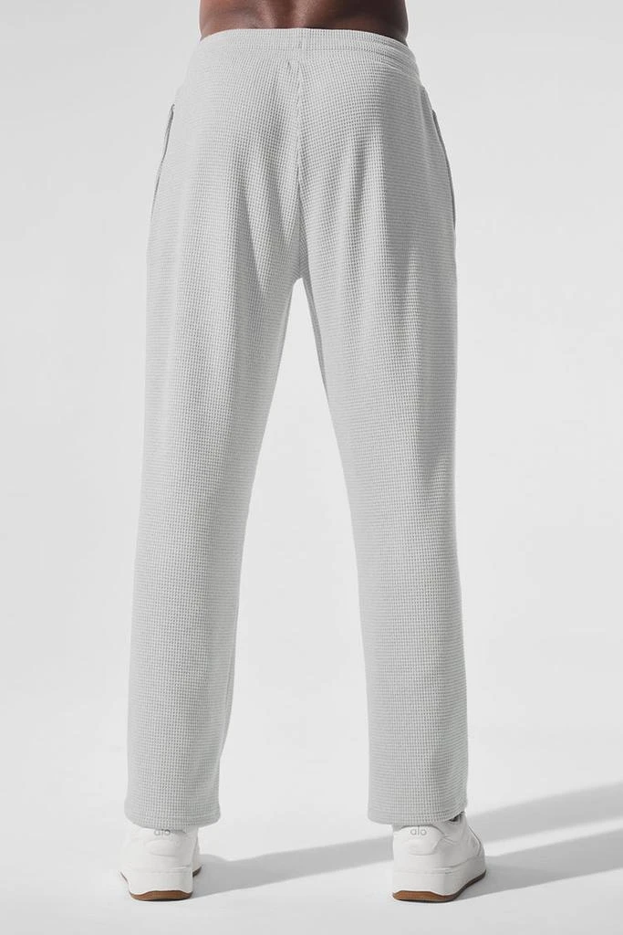 商品Alo|Elevate Waffle Straight Leg Pant - Gravel,价格¥1052,第3张图片详细描述
