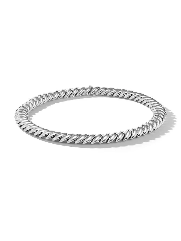 商品David Yurman|Sculpted Cable Necklace in Sterling Silver, 14MM,价格¥22102,第2张图片详细描述