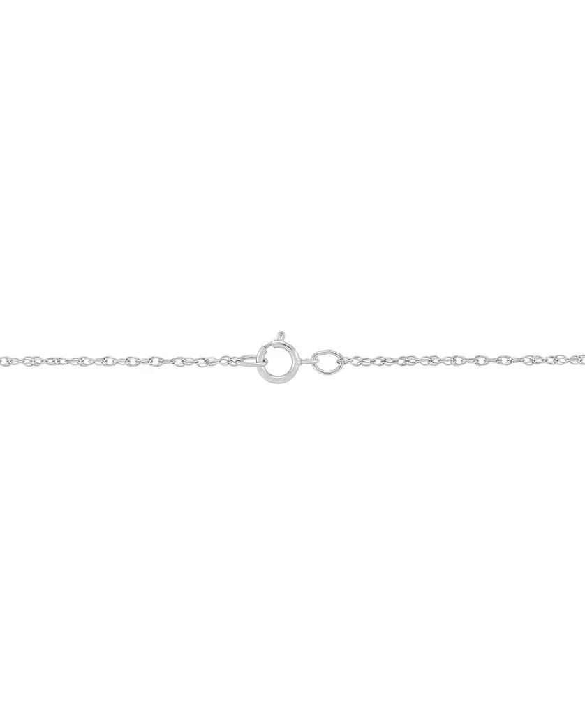 商品Macy's|Sterling Silver and 14k Gold Necklace, Heart Locket Pendant 18",价格¥912,第5张图片详细描述