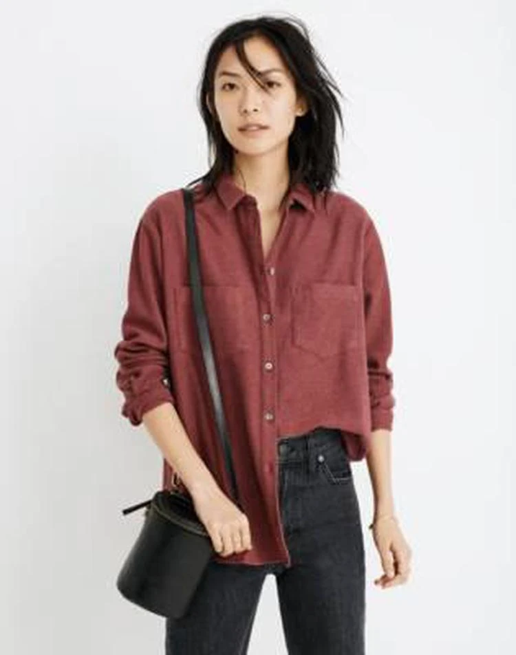 商品Madewell|The Holland Binocular Bag in Leather,价格¥946,第2张图片详细描述