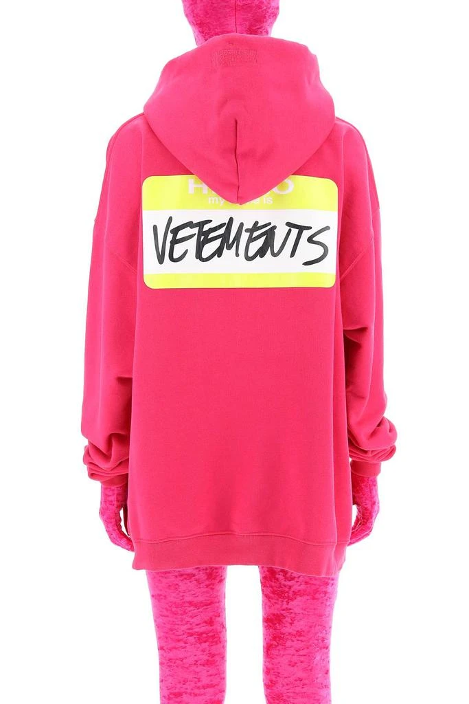 商品Vetements|Vetements my name is vetements hoodie,价格¥3566,第3张图片详细描述