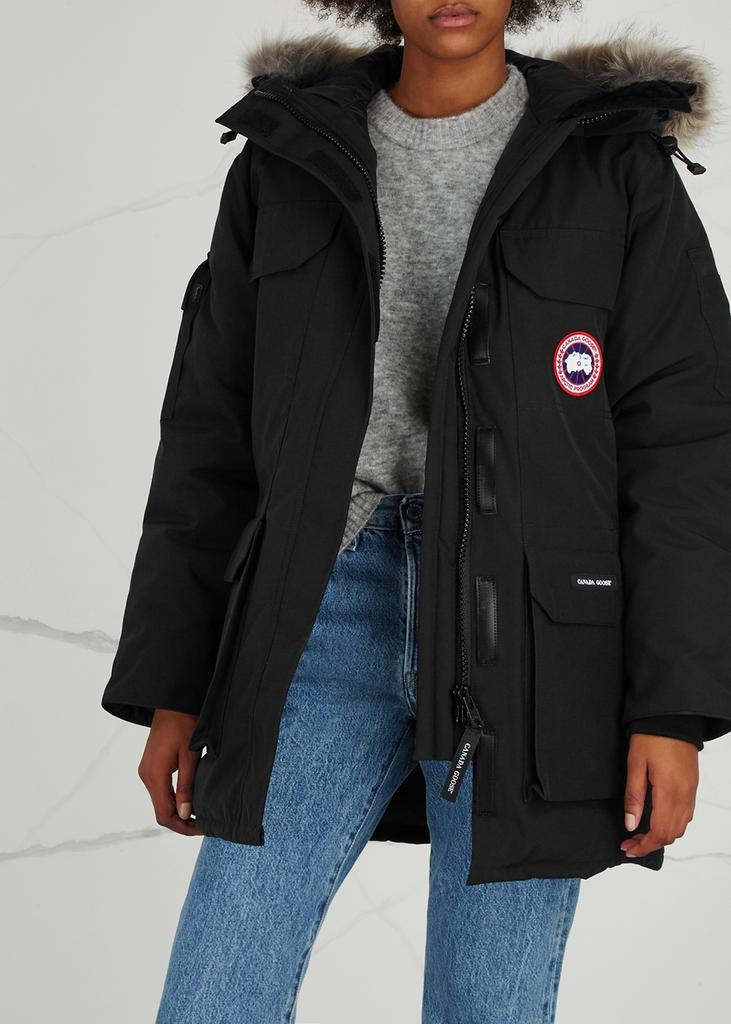 商品Canada Goose|Expedition black fur-trimmed Arctic-Tech parka,价格¥12149,第4张图片详细描述