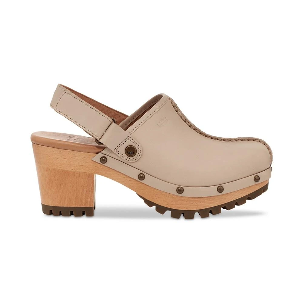 商品UGG|Women's Lanni Studded Slip-On Slingback Platform Clogs,价格¥796,第2张图片详细描述