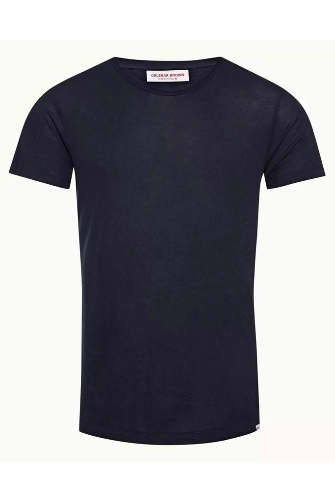 商品ORLEBAR BROWN|Night Iris Tailored Fit Crew Neck OB Classic Cashmere T-Shirt,价格¥3019,第1张图片