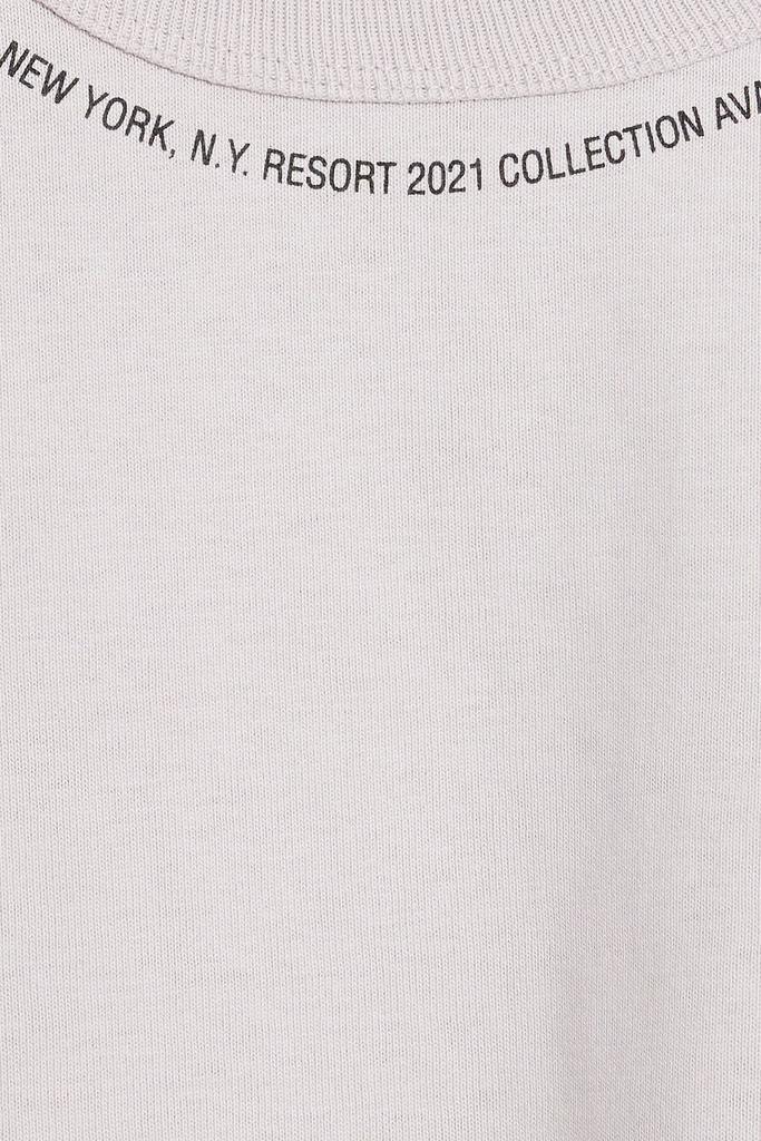 商品Helmut Lang|Printed cotton-jersey T-shirt,价格¥453,第6张图片详细描述