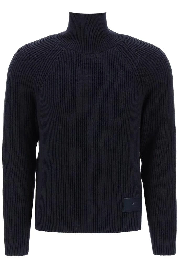 商品AMI|english rib funnel-neck sweater,价格¥1323,第1张图片