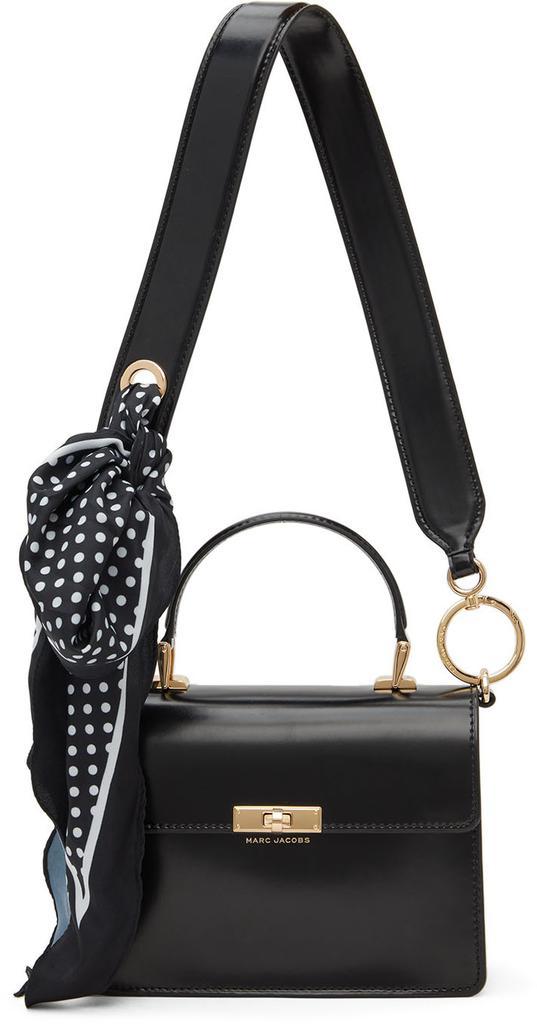 商品Marc Jacobs|黑色抛光小牛皮手提包,价格¥2923,第6张图片详细描述