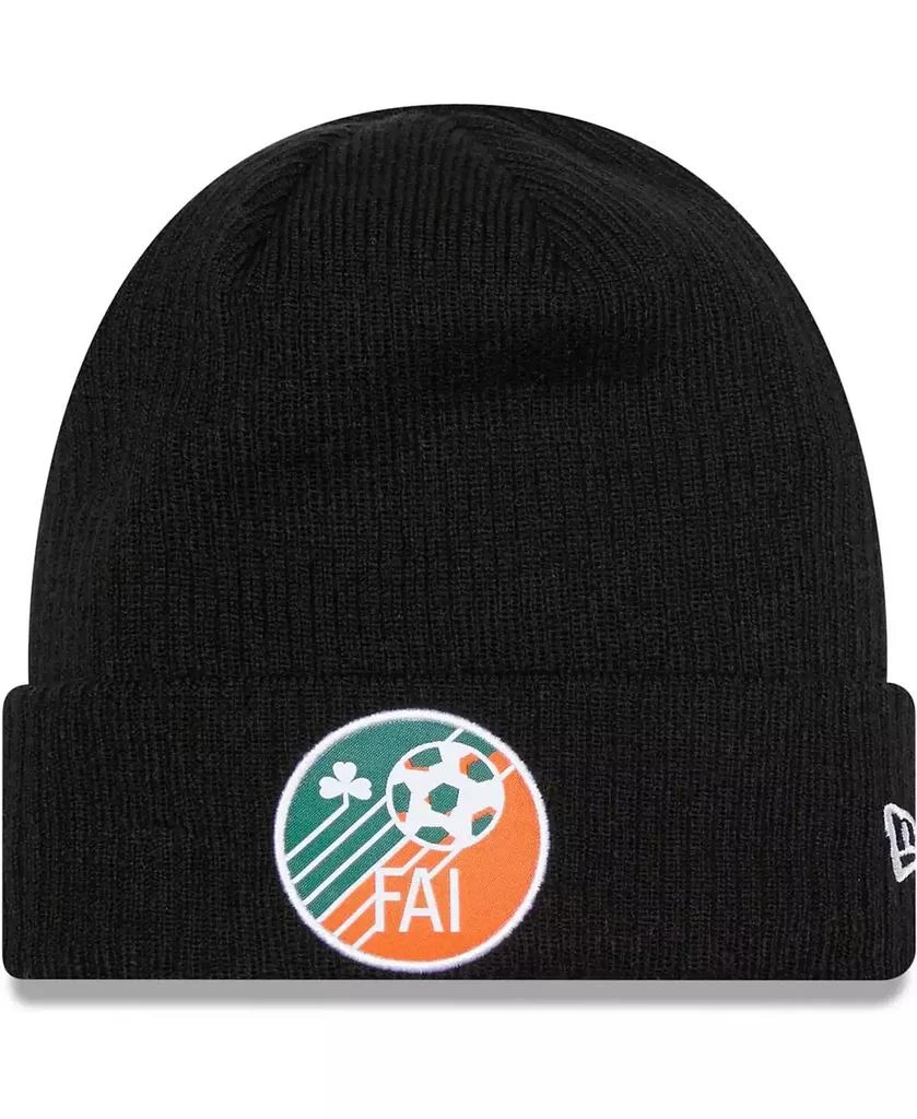 商品New Era|Men's Black Ireland National Team Retro Cuffed Knit Hat,价格¥225,第1张图片