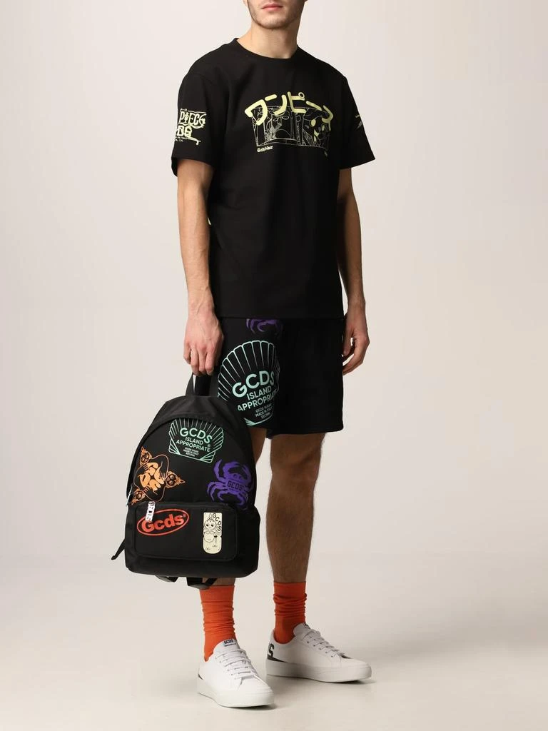 商品GCDS|GCDS cotton jogging shorts with prints,价格¥1045,第2张图片详细描述