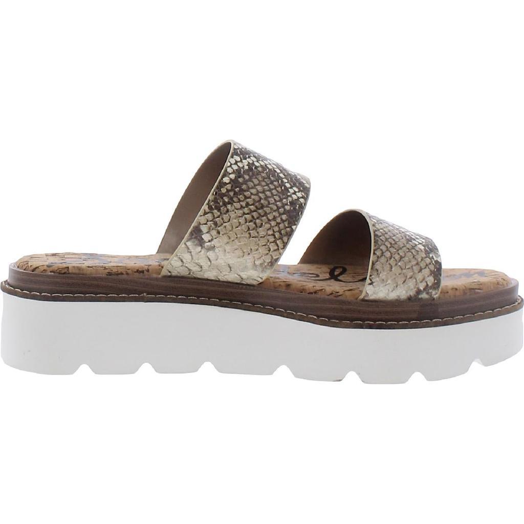 商品Sam Edelman|Sam Edelman Womens Raul Open Toe Slip On Flatform Sandals,价格¥184-¥582,第6张图片详细描述