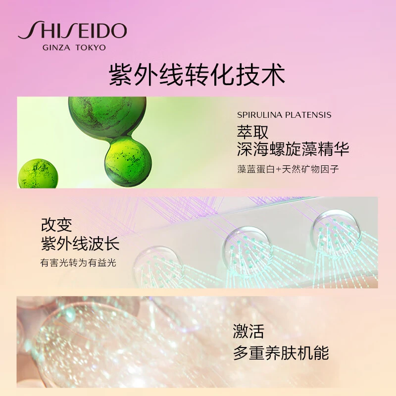 Shiseido 资生堂 粉胖子新艳阳夏多效防晒隔离乳 SPF50+ 30ml 水润养肤防紫外线 商品