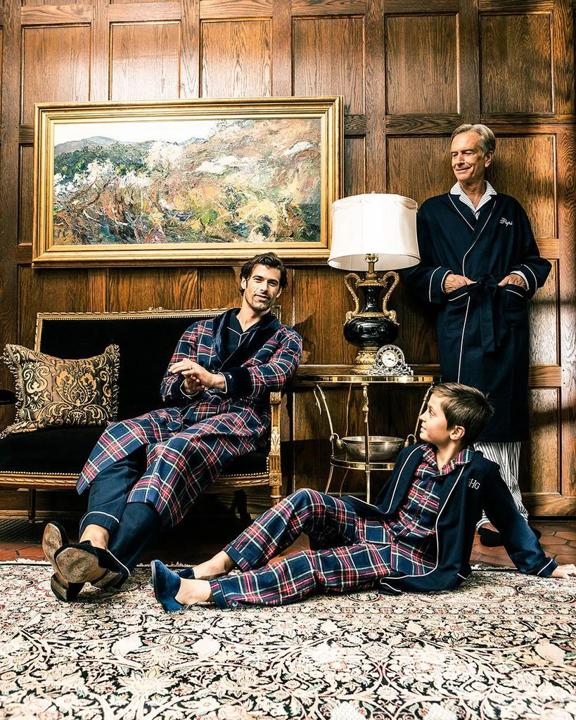 Windsor Tartan Velvet Robe 商品