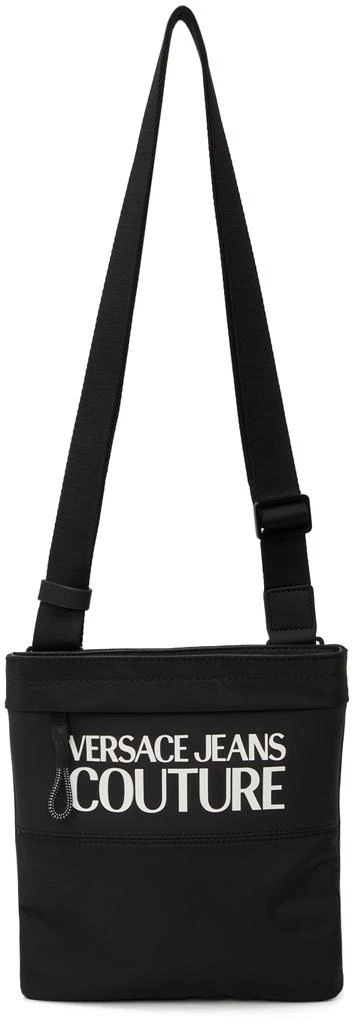 商品Versace|Black & White Logo Messenger Bag,价格¥623,第1张图片