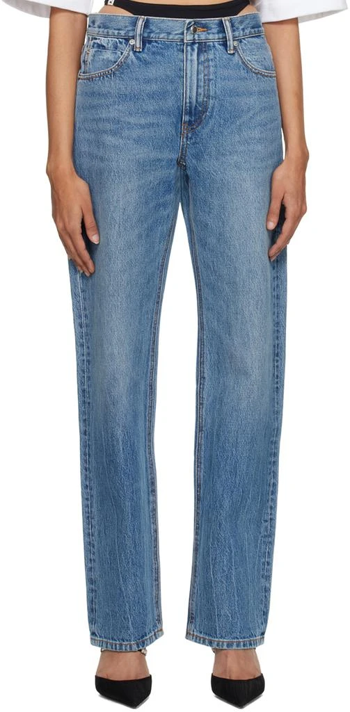 商品Alexander Wang|Blue Bikini Layer Jeans,价格¥3440,第1张图片