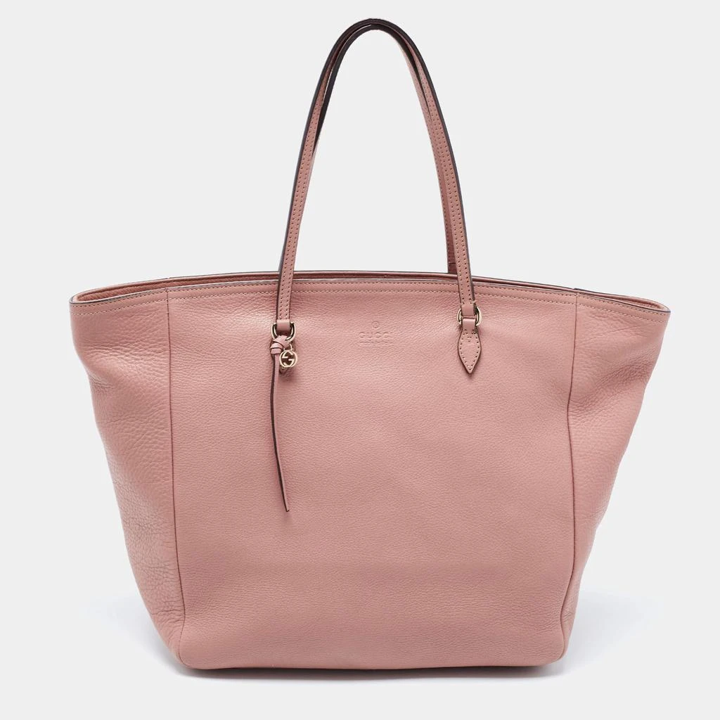 商品[二手商品] Gucci|Gucci Dusty Pink Pebbled Leather Bree Tote,价格¥4147,第1张图片