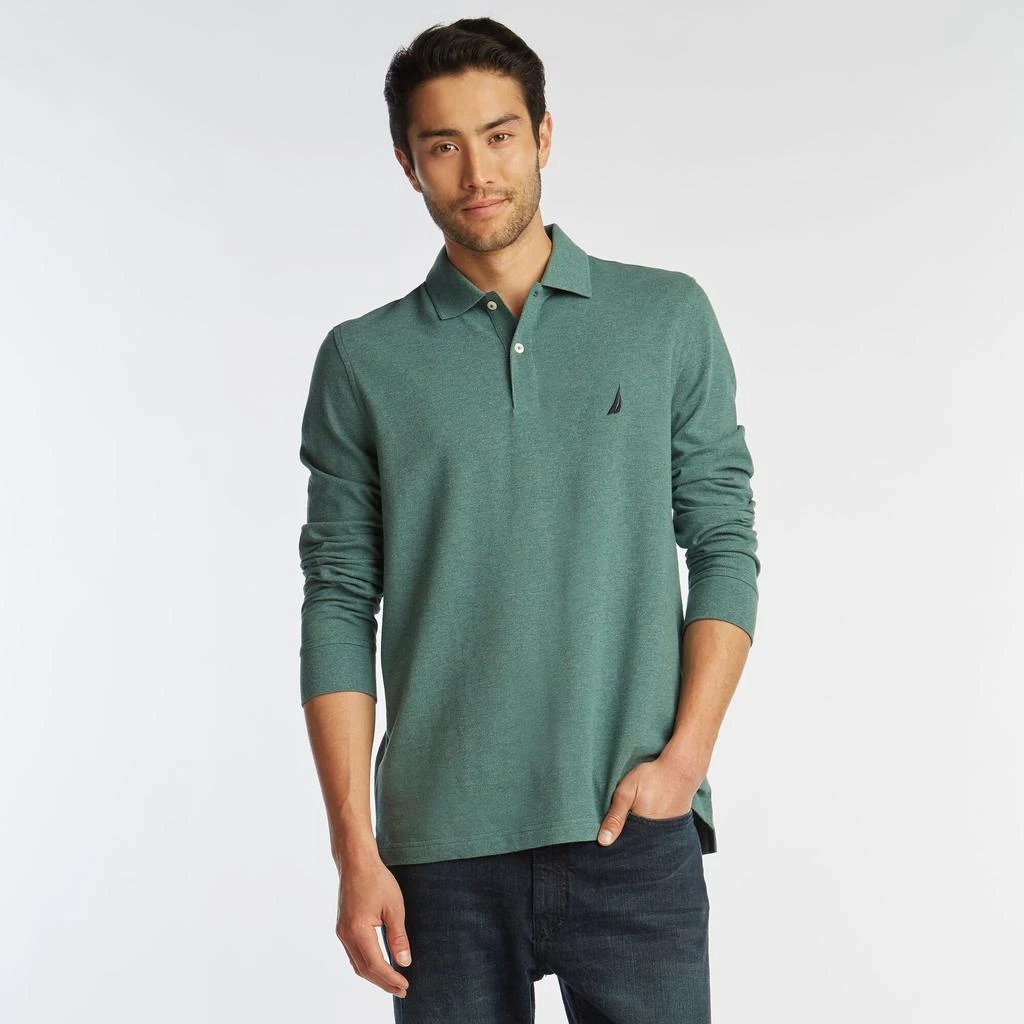 Nautica Mens Classic Fit Long Sleeve Polo 商品