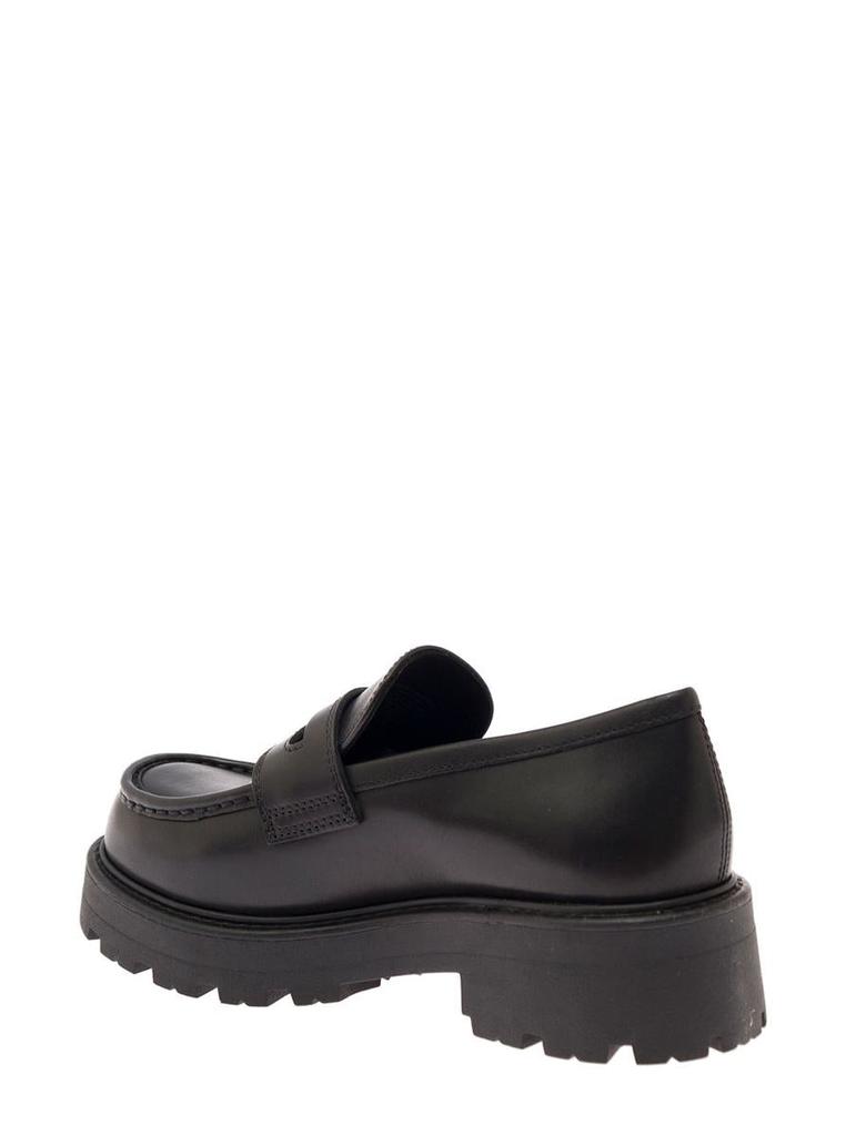 'Cosmo 2.0' Chunky Leather Loafer with Platform Black Woman Vagabond商品第3张图片规格展示