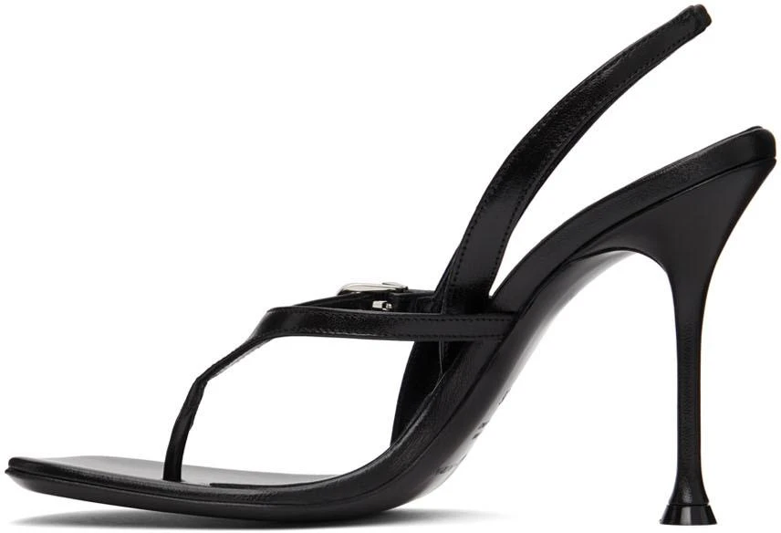 商品Magda Butrym|Black Thong Heeled Sandals,价格¥3132,第3张图片详细描述