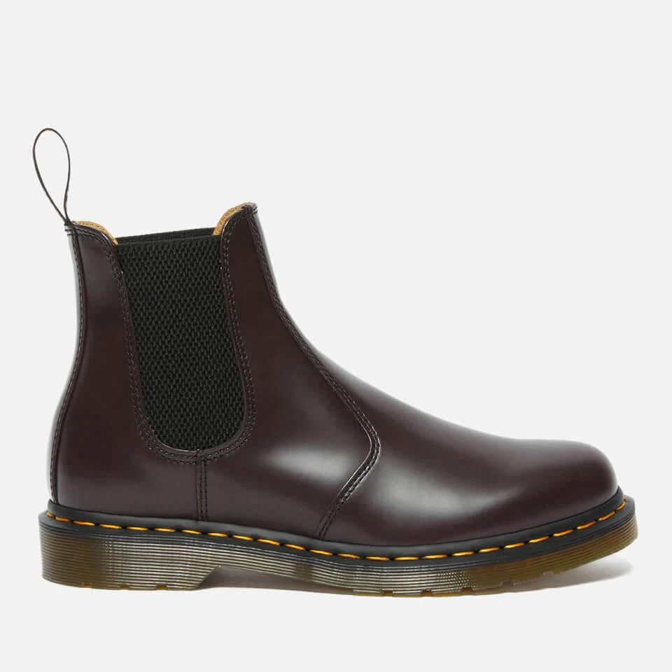 商品Dr. Martens|DR. MARTENS MEN'S 2976 SMOOTH LEATHER CHELSEA BOOTS - BURGUNDY,价格¥1107,第1张图片