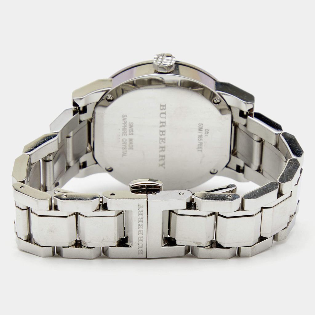 商品[二手商品] Burberry|Burberry Silver Stainless Steel The City BU9100 Women's Wristwatch 35 mm,价格¥2206,第7张图片详细描述