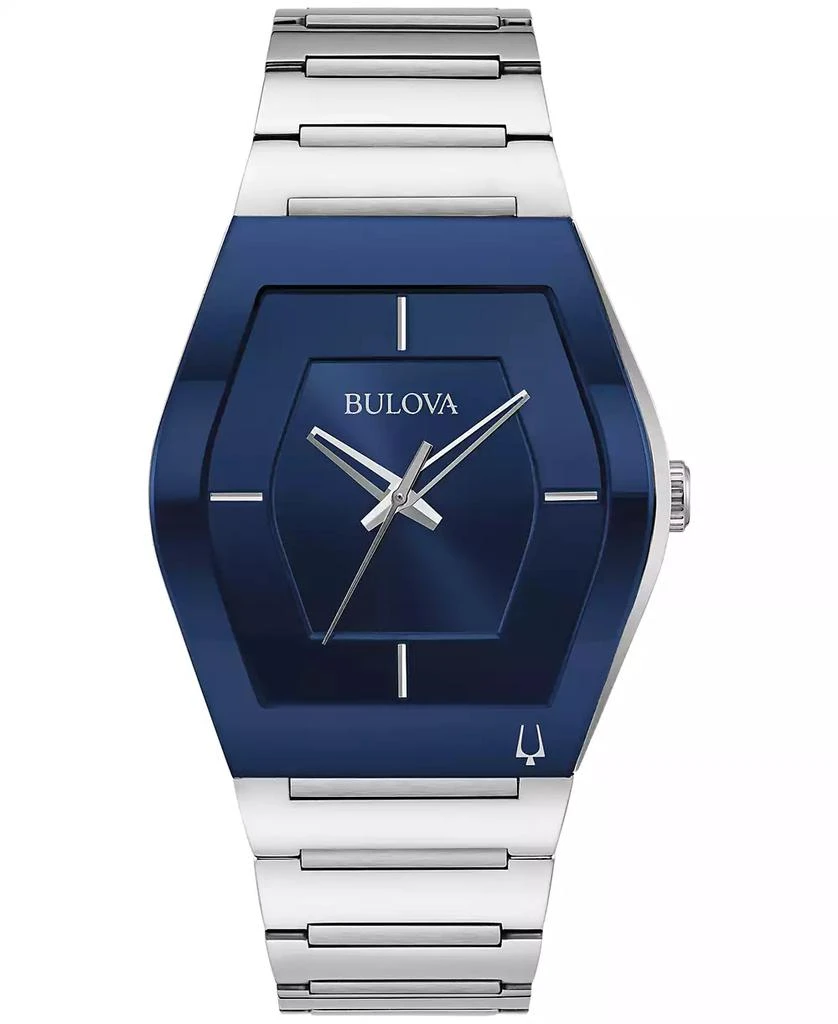 商品Bulova|Men's Futuro Stainless Steel Bracelet Watch 40mm,价格¥3182,第1张图片