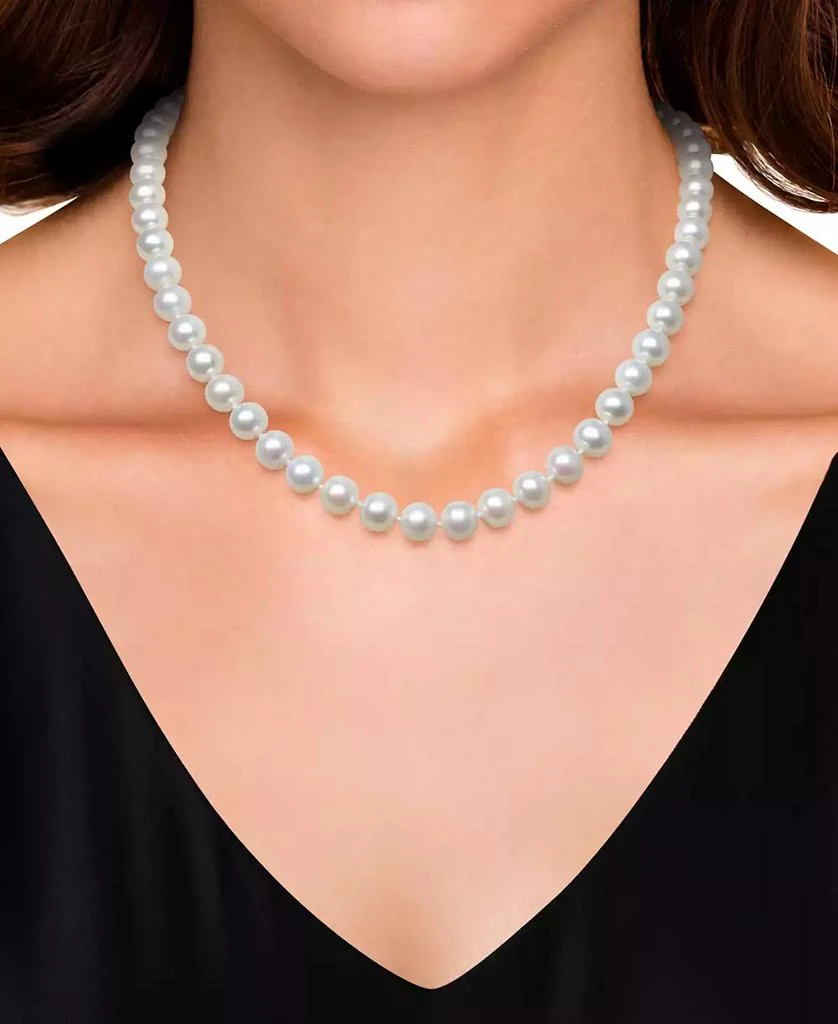 商品Belle de Mer|AA 18" Cultured Freshwater Pearl Strand Necklace (7-1/2-8-1/2mm),价格¥5902,第3张图片详细描述