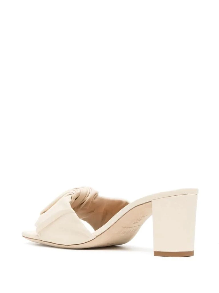 商品Staud|Staud Womens Francine Heel Sandals Ladies Shoes - Cream,价格¥2464,第1张图片