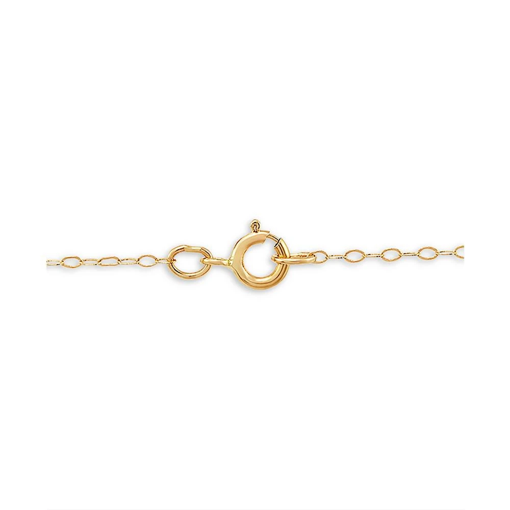 商品Macy's|Polished Cross 18" Pendant Necklace in 14k Gold,价格¥1352,第4张图片详细描述