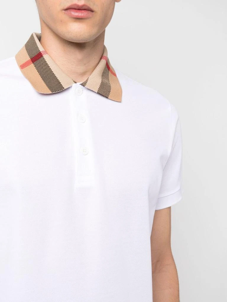 商品Burberry|Check collar polo shirt,价格¥3753,第5张图片详细描述