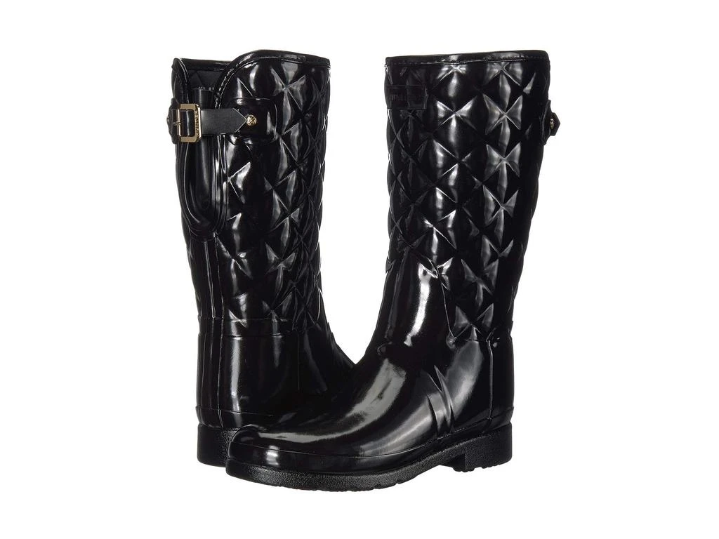 商品Hunter|Refined Gloss Quilt Short Rain Boots,价格¥1315,第1张图片