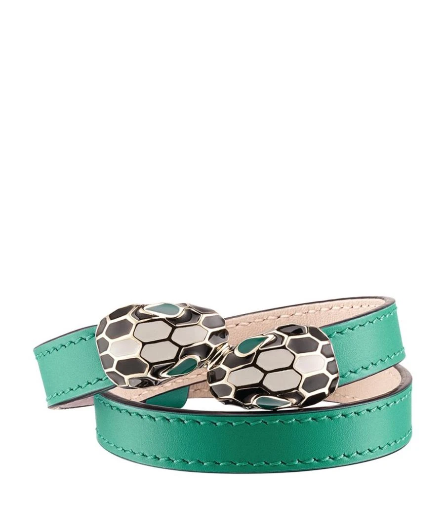 商品BVLGARI|Leather Serpenti Forever Bracelet,价格¥3769,第1张图片