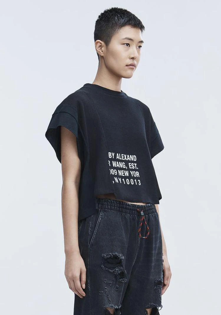 商品Alexander Wang|WAFFLE JERSEY TOP,价格¥678,第5张图片详细描述