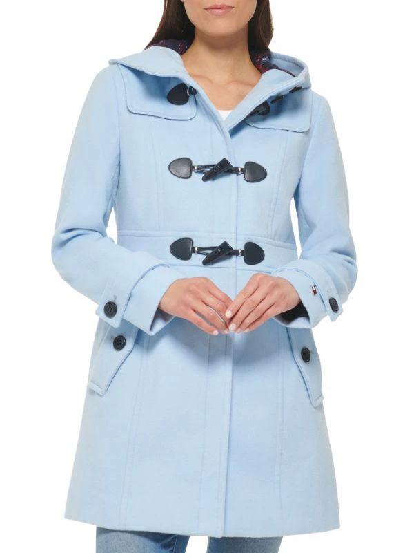 商品Tommy Hilfiger|Hooded Duffle Coat,价格¥725,第1张图片