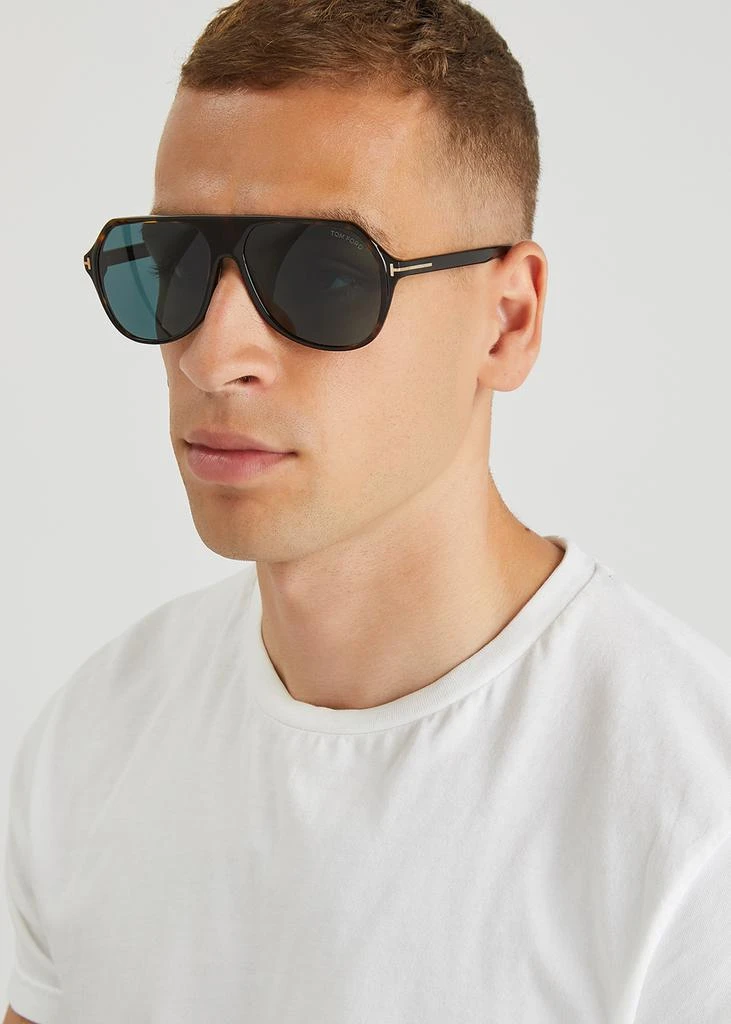 商品Tom Ford|Hayes tortoiseshell D-frame sunglasses,价格¥1681,第4张图片详细描述